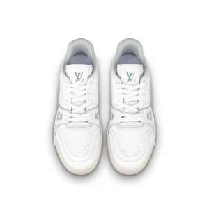 Louis Vuitton Trainer Sneaker White Iridescent