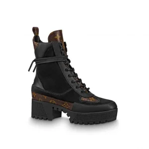 Louis Vuitton Laureate Platform Desert Boot Black