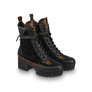 Louis Vuitton Laureate Platform Desert Boot Black